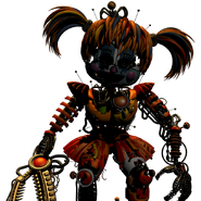 Scrap Baby active in the office.