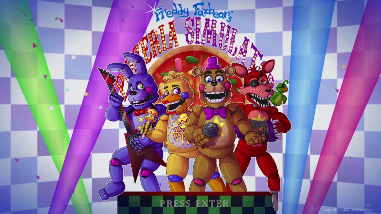 freddy fazbear pizzeria simulator not full screen