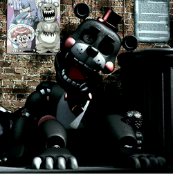 Five Nights in a Dead Mall Arcade. — Molten Freddy and/or Lefty?