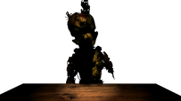 Afton ("Scraptrap") in the Salvage Room being Neutral.