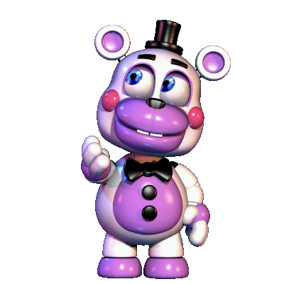 FNaF 6 Pizza Simulator-Funtime Chica + Helpy3 by