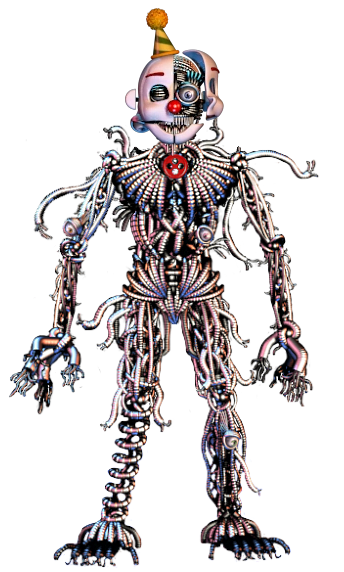 FNaF6 Ennard 'Molten Freddy' but the wires are rigged for animation  (Details in comments) - fivenightsatfreddys