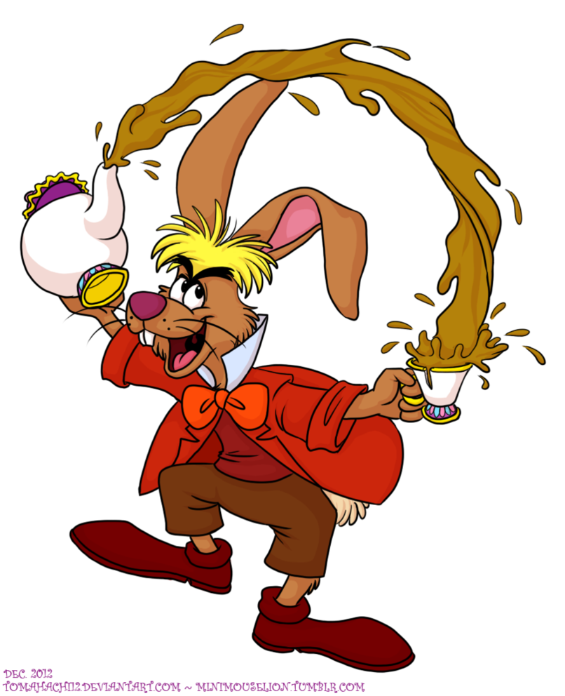 alice in wonderland cartoon march hare