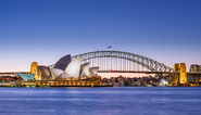 The Opera House and the Sydney Harbour Bridge