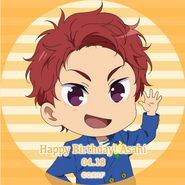 Thanks! Birthday-Our Special Day - chibi SNS icon - Asahi