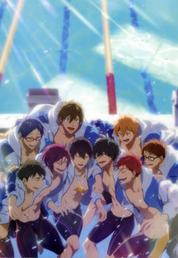 Get the We Heart It app! Iwatobi swim club, Swimming anime, Free anime