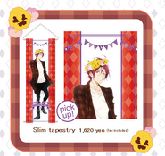 Free!-Eternal Summer- birthday party! slim tapestry - RIN