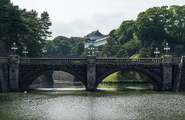 The Imperial Palace in the Hamarikyu Garden
