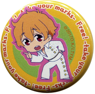 Free!-Take Your Marks- can badge