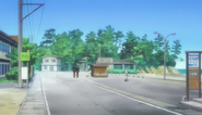 Makoto and Haru walk to school