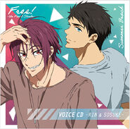 TAITO KUJI collab Summer Beach VOICE CD -RIN & SOSUKE-