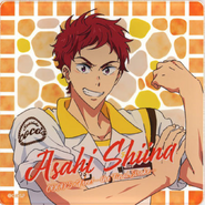 COCO'S collab Hito Natsu no Summer Memories coaster - Asahi