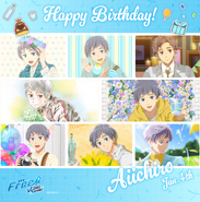 Free! Birthday Series collage - Aiichiro