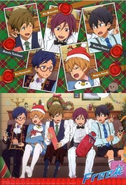 Young Christmas clear file