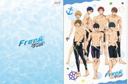 LOTTE x Free!-Dive to the Future- collab notebook - Iwatobi