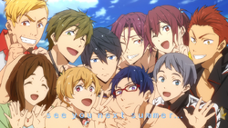 Watch Free! Iwatobi Swim Club Episode 5 Online - Trial in Open Water