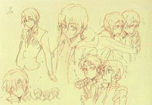 Early sketches of Nagisa.