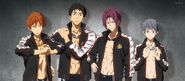 YELL FOR "Free!" & "High☆Speed!" - Samezuka Academy Swim Club medley team