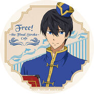 MEGARAGE Special Collaboration Cafe coaster - Haruka