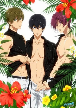 Free! Iwatobi Swim Club - Anime - Bromides - Haruka / Makoto / Rin