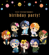 Free!-Eternal Summer- birthday party! chibi header