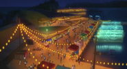 Anime version of Iwami - Iwatobi wharf