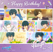 Free! Birthday Series collage - Ikuya