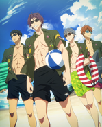 Samezuka scouts postcard