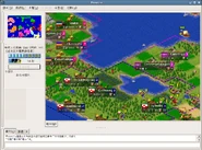 Client 2.1.0-beta1 en langue chinoise - observation du jeu, peu de temps après le début de la partie.