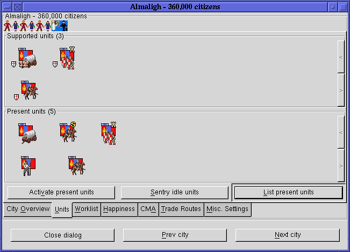 Units Tab.