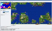 2.1.10 GTK2 Client, Trident tileset - observing a random game