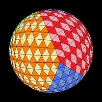 Icosahedron colored tilt