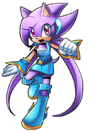 Lilac's original design, more modernized before the change into Dragon Lilac.