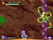 Old 1.0 image of Beta Lilac in Dragon Valley area 1 tangling with the Wretchnid.
