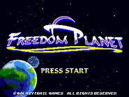 Another Early title screen, the background uses a very dark blue instead of black.