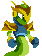 Earliest known (non-Kickstarter) sprite of Pre-release Serpentine.