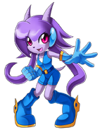 Lilac's Current Design as seen in Freedom Planet