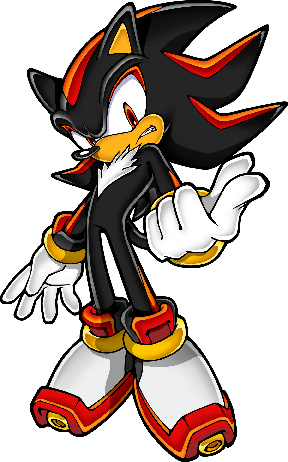 shadow the hedgehog (sonic) drawn by iyo_(1eavethebus)