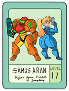 Samus Aran Pow Card