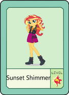 Sunset Shimmer Pow Card