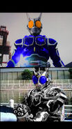 Kamen Rider Blue G4 and Kamen Rider Black G3-X