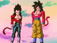 Super Saiyan 4 Vegeta and Super Saiyan 4 Goku