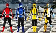 Super Mega Rangers as Beast Morphers Rangers