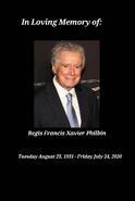 In Loving Memory of Regis Philbin (1931 – 2020)