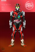 Kamen Rider Tsuyogata (Type Strong) (Rarity; Transformation w/CycloneRiser)