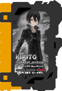 Kirito Gameplay Record Wonder Ride Book