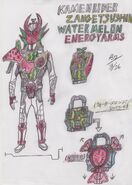 Kamen Rider Zangetsu Shin Watermelon Energy Arms