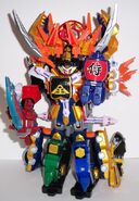 Samurai Gigazord Shark and LightZord Attack Mode