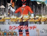 Gokai Red as Shinken Red