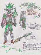 Kamen Rider Graphite Hunter Gamer Level 150